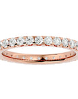 Inel Eternity cu Diamante Naturale de 1.04 ct din 18k Aur Roz - Castelo.ro