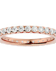 Inel Eternity din Aur 14k cu Diamante Create în Laborator de 1.04 ct din 14k Aur Roz - Castelo.ro
