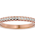 Inel Eternity din Aur 14k Cu Diamante Create în Laborator de 0.25 ct din 14k Aur Roz - Castelo.ro