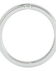Verighetă din Aur 14k cu Tăietură si Diamante Naturale de 0.14 ct din 14k Aur Alb - Castelo.ro