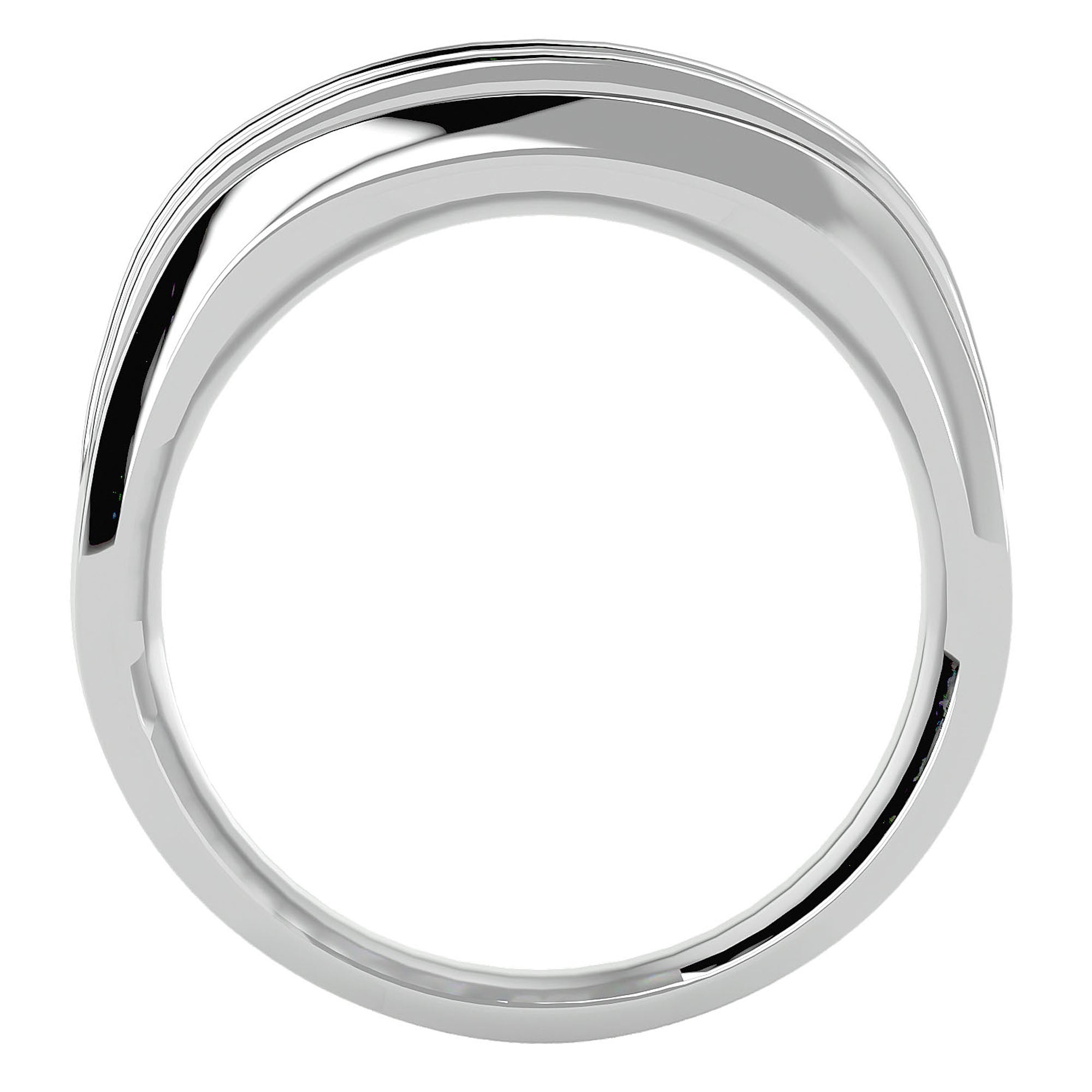 Verighetă Emilia cu Diamante Naturale de 1.29 ct din Platina - Castelo.ro