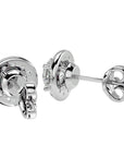 Cercei din Aur 14k Cu Moissanite Stud de 1.06 ct din 14k Aur Alb - Castelo.ro