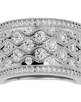 Inel Regal Vintage cu Diamante Create în Laborator de 1.73 ct din Platina - Castelo.ro