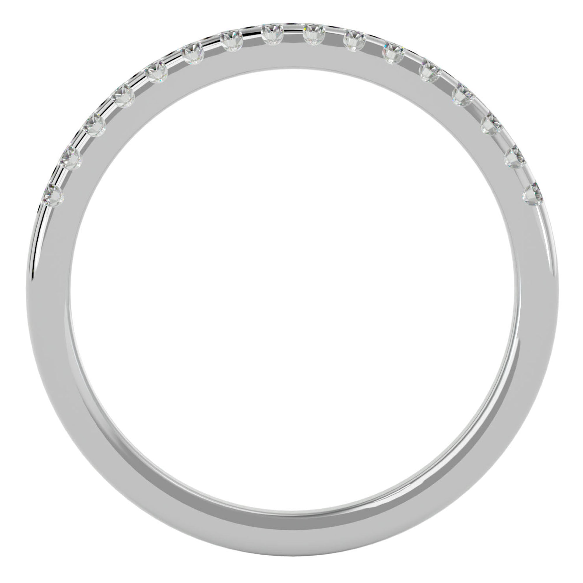 Inel Eternity din Aur 14k Cu Diamante Create în Laborator de 0.25 ct din 14k Aur Alb - Castelo.ro