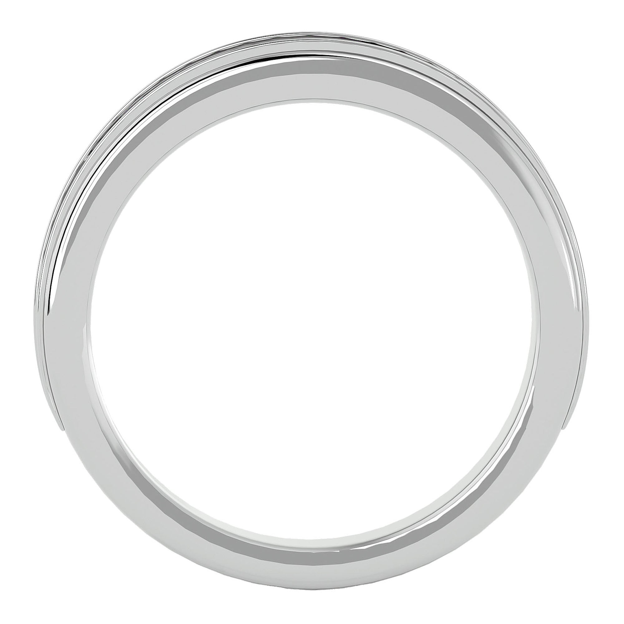Verighetă Céline din Aur 14k cu Bandă De Diamante Naturale de 0.31 ct din 14k Aur Alb - Castelo.ro