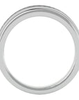 Verighetă Céline din Aur 14k cu Bandă De Diamante Naturale de 0.31 ct din 14k Aur Alb - Castelo.ro