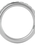 Verighetă din Aur 14k cu Diamante Naturale Eternity de 1.07 ct din 14k Aur Alb - Castelo.ro