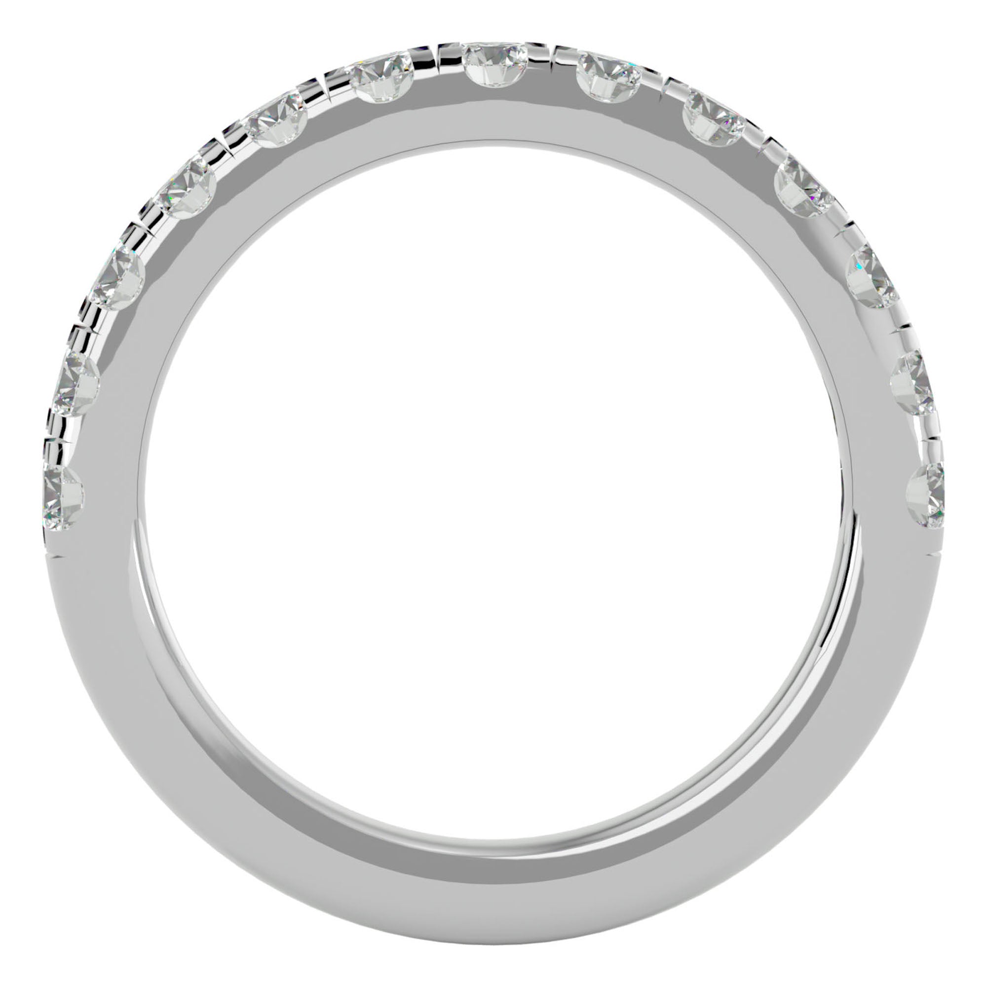 Verighetă cu Diamante Create în Laborator Eternity de 0.96 ct din Platina - Castelo.ro