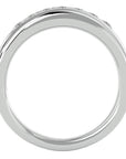 Verighetă Noblesse din Aur 14k cu Diamante Naturale de 0.52 ct din 14k Aur Alb - Castelo.ro