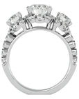 Inel de Logodnă Imperial din Aur 14k cu Diamante Create în Laborator de 2.04 ct din 14k Aur Alb - Castelo.ro