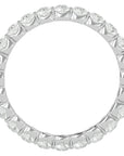 Inel Eternity din Aur 14k cu Diamante Naturale de 1.09 ct din 14k Aur Alb - Castelo.ro
