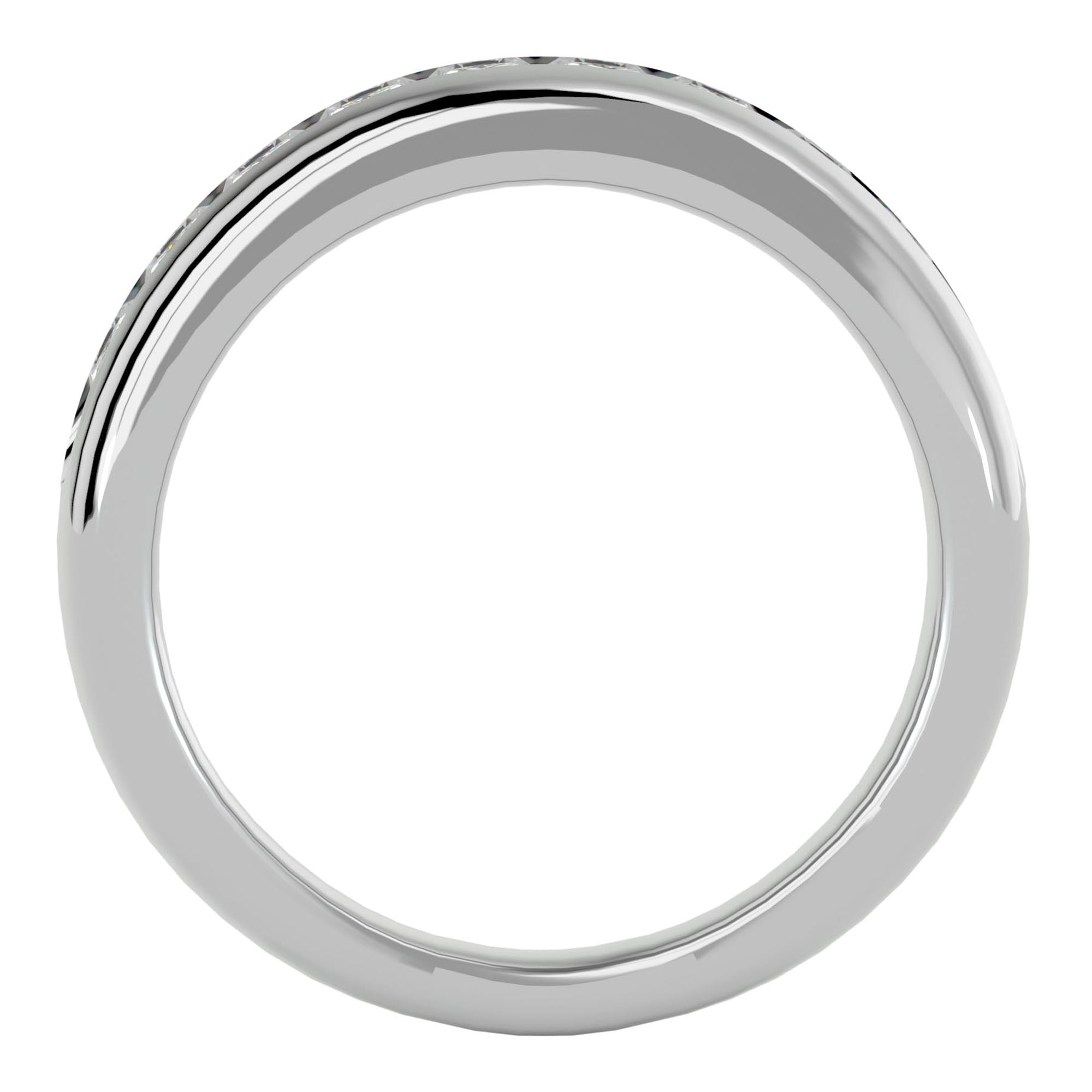 Verighetă Eternity cu Diamante Naturale de 1.01 ct din Platina - Castelo.ro