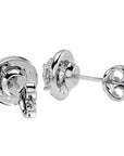 Cercei din Aur 14k Cu Diamante Create în Laborator Stud de 1.06 ct din 14k Aur Alb - Castelo.ro
