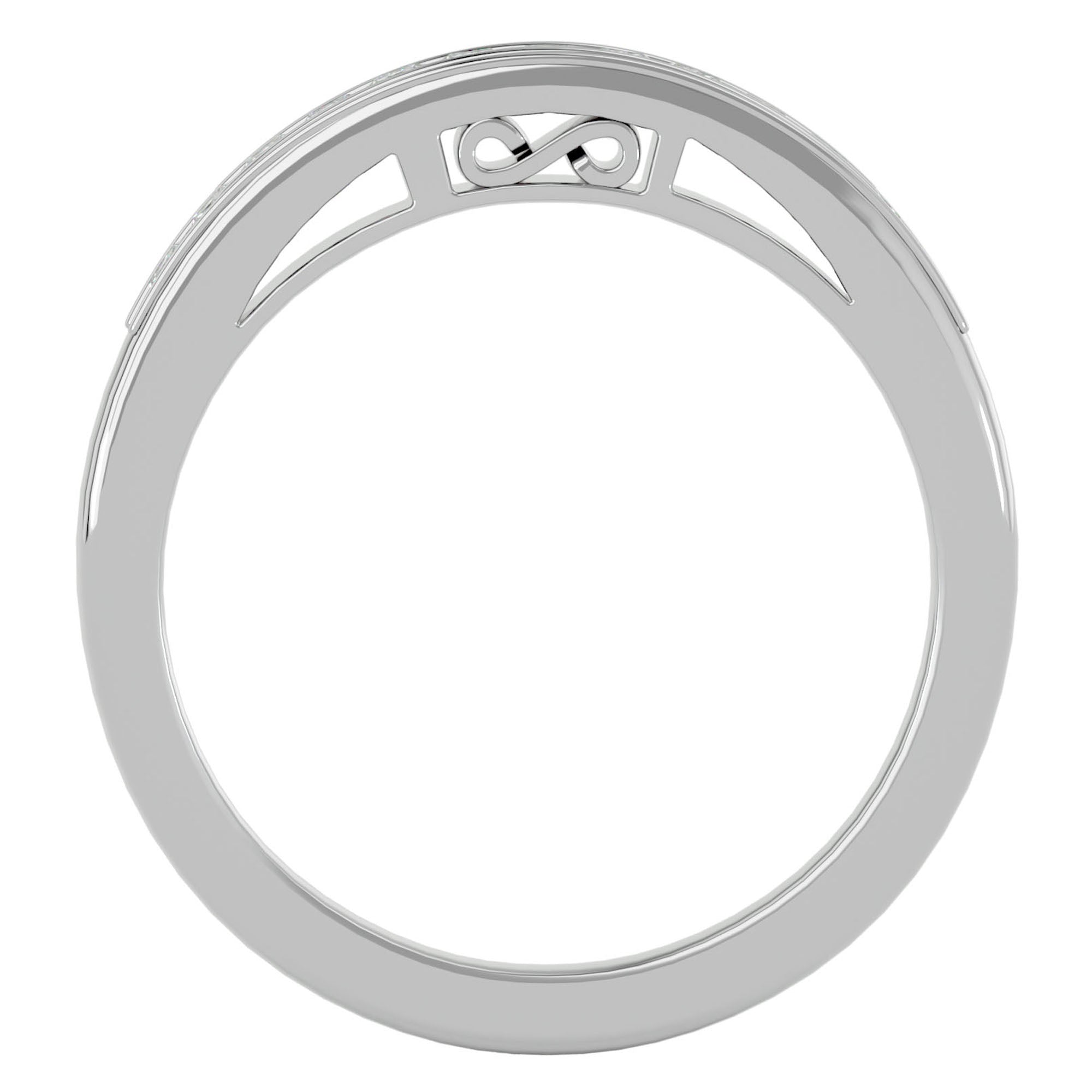Verighetă cu Diamante Create în Laborator Eternity de 1.07 ct din Platina - Castelo.ro