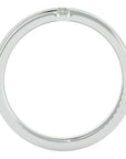 Verighetă din Aur 14k cu Tăietură si Diamante Create în Laborator de 0.14 ct din 14k Aur Alb - Castelo.ro