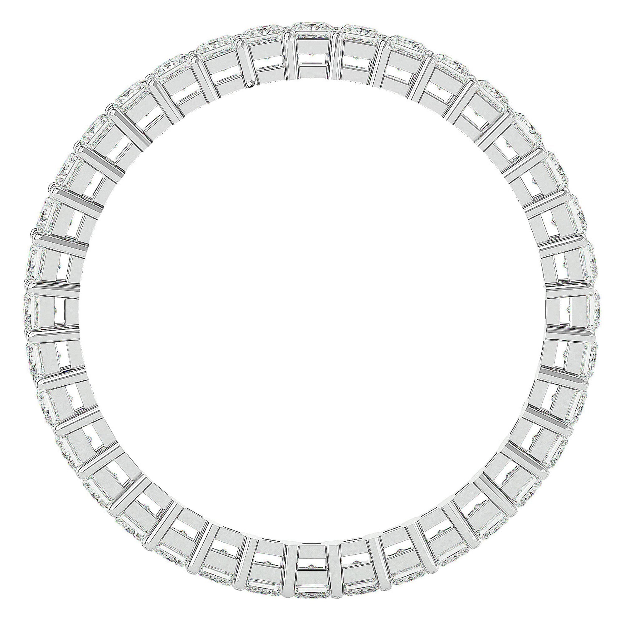 Inel Eternal cu Diamante Naturale de 1.11 ct din Platina - Castelo.ro