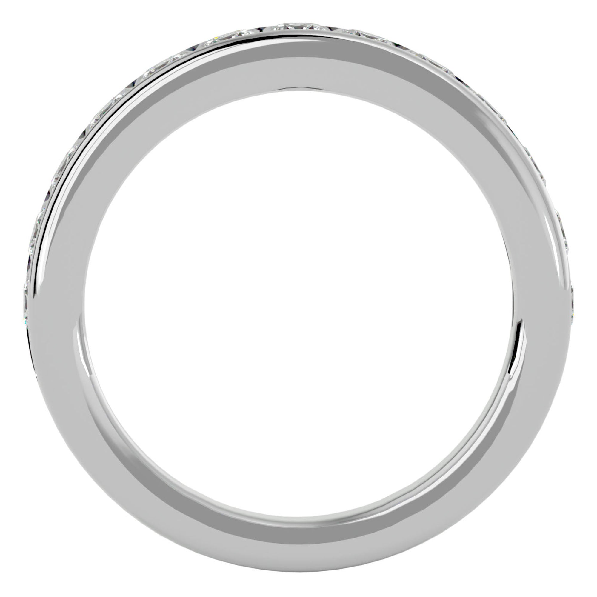 Inel Eternity Cu Diamante Naturale de 0.96 ct din Platina - Castelo.ro