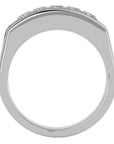 Verighetă Prestigiu din Aur 14k cu Moissanite de 1.24 ct din 14k Aur Alb - Castelo.ro