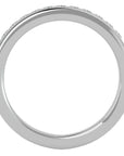 Verighetă din Aur 14k cu Diamante Naturale Eternity de 0.55 ct din 14k Aur Alb - Castelo.ro