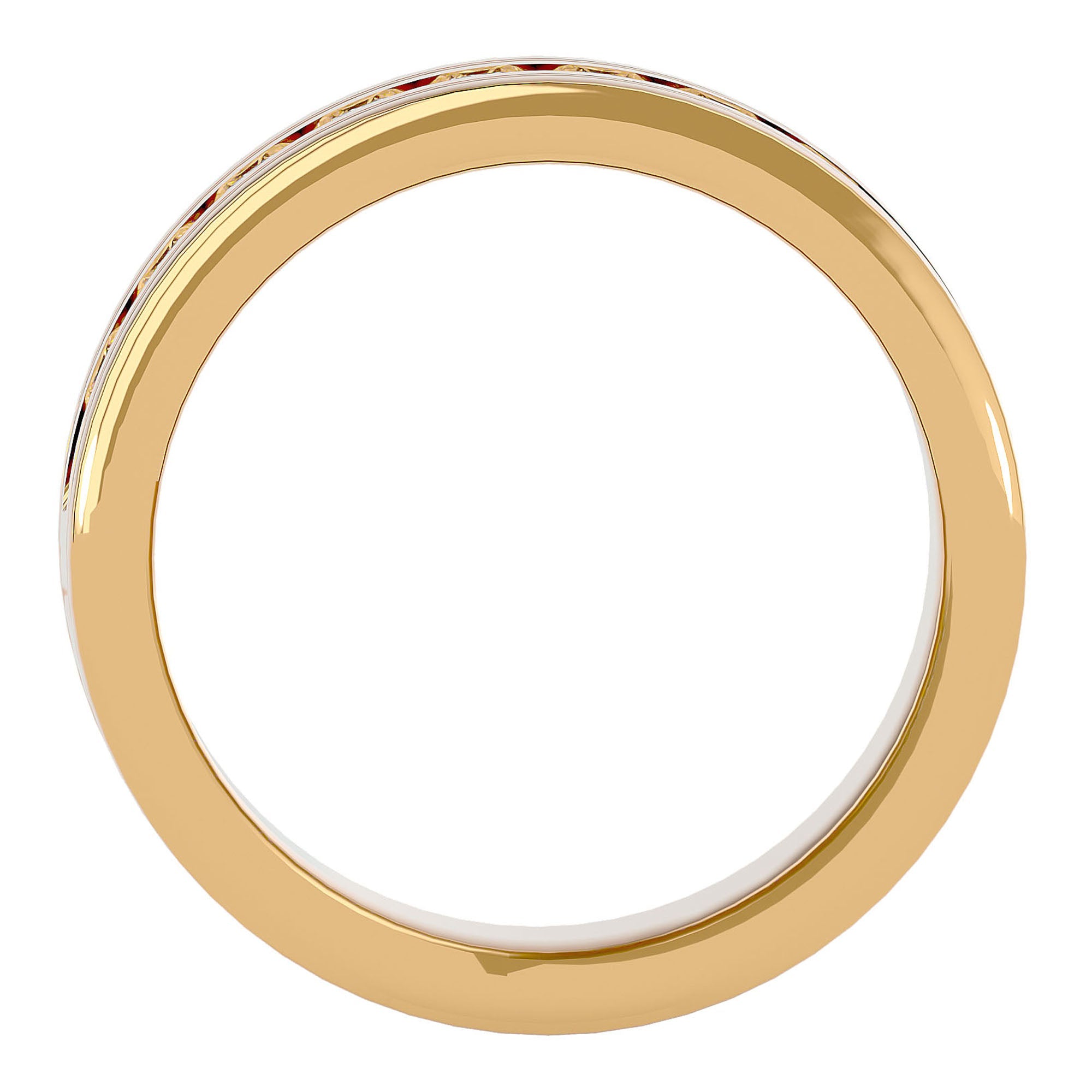 Verighetă Juliette cu Bandă De Diamante Create în Laborator de 1.01 ct din 18k Aur Galben - Castelo.ro