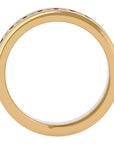 Verighetă Juliette cu Bandă De Diamante Naturale de 1.01 ct din 18k Aur Galben - Castelo.ro