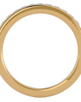 Verighetă din Aur 14k cu Diamante Naturale Eternity de 0.55 ct din 14k Aur Galben - Castelo.ro