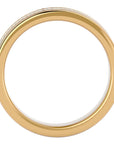 Verighetă Solène Cu Două Rânduri De Diamante Create în Laborator de 0.46 ct din 18k Aur Galben - Castelo.ro