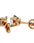 Cercei Stud Montură Prințesă din Aur 14k cu Diamant Natural de 1 ct din 14k Aur Galben - Castelo.ro