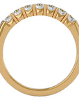 Inel Eternity din Aur 14k Cu 7 Diamante Naturale de 0.53 ct din 14k Aur Galben - Castelo.ro