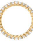 Inel Eternity cu Moissanite de 1.12 ct din 18k Aur Galben - Castelo.ro