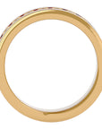 Verighetă Juliette din Aur 14k cu Bandă De Diamante Naturale de 1.01 ct din 14k Aur Galben - Castelo.ro