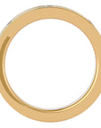 Verighetă din Aur 14k cu Bandă De Diamante Naturale de 0.56 ct din 14k Aur Galben - Castelo.ro