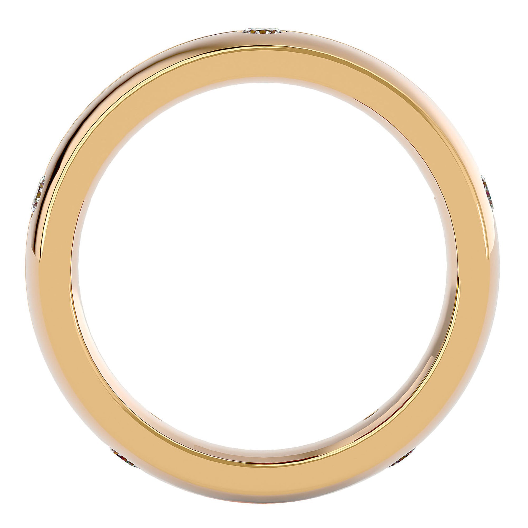 Verighetă Amélie din Aur 14k cu Diamante Naturale de 0.46 ct din 14k Aur Galben - Castelo.ro
