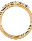 Verighetă Eternity cu 4 Diamante Naturale de 0.96 ct din 18k Aur Galben - Castelo.ro