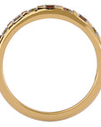 Inel Bagheta Eternity din Aur 14k cu Diamante Naturale de 0.56 ct din 14k Aur Galben - Castelo.ro