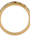 Inel Bagheta Eternity din Aur 14k cu Diamante Naturale de 0.56 ct din 14k Aur Galben - Castelo.ro