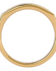 Verighetă Clasică din Aur 14k cu Diamante Create în Laborator de 0.50 ct din 14k Aur Galben - Castelo.ro