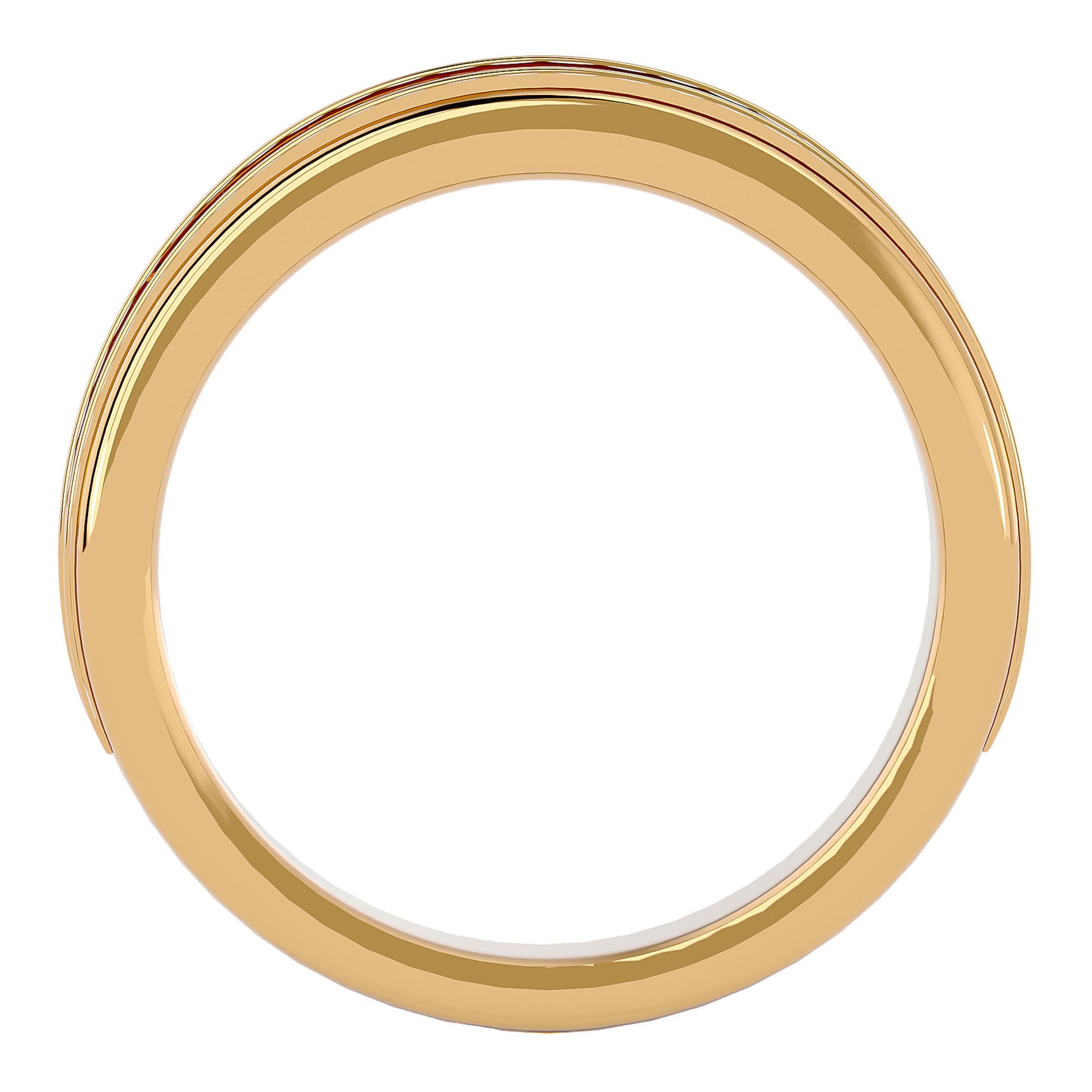 Verighetă Céline din Aur 14k cu Bandă De Diamante Naturale de 0.31 ct din 14k Aur Galben - Castelo.ro