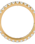 Inel Eternity cu Diamante Naturale de 1.04 ct din 18k Aur Galben - Castelo.ro