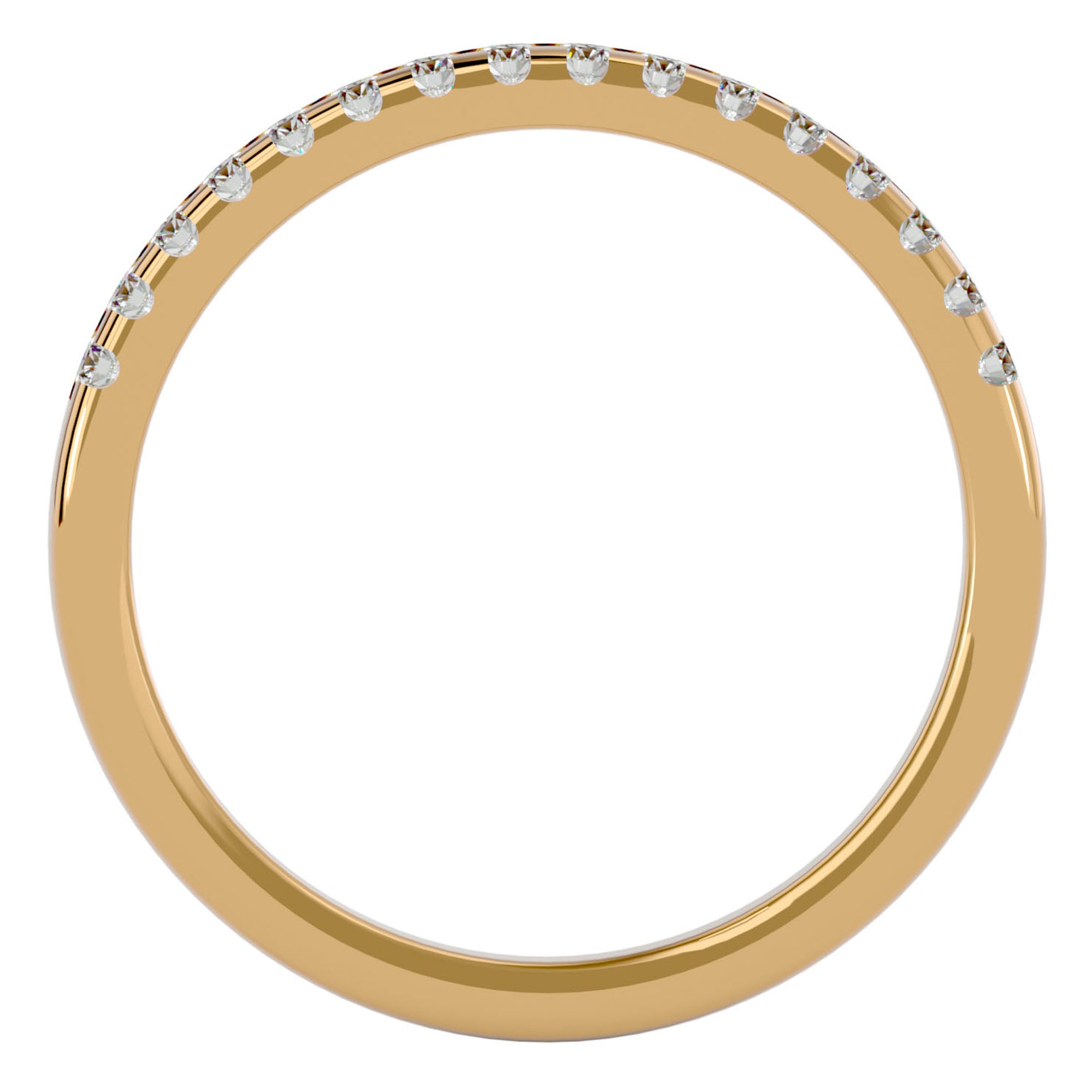 Inel Eternity din Aur 14k Cu Diamante Create în Laborator de 0.25 ct din 14k Aur Galben - Castelo.ro