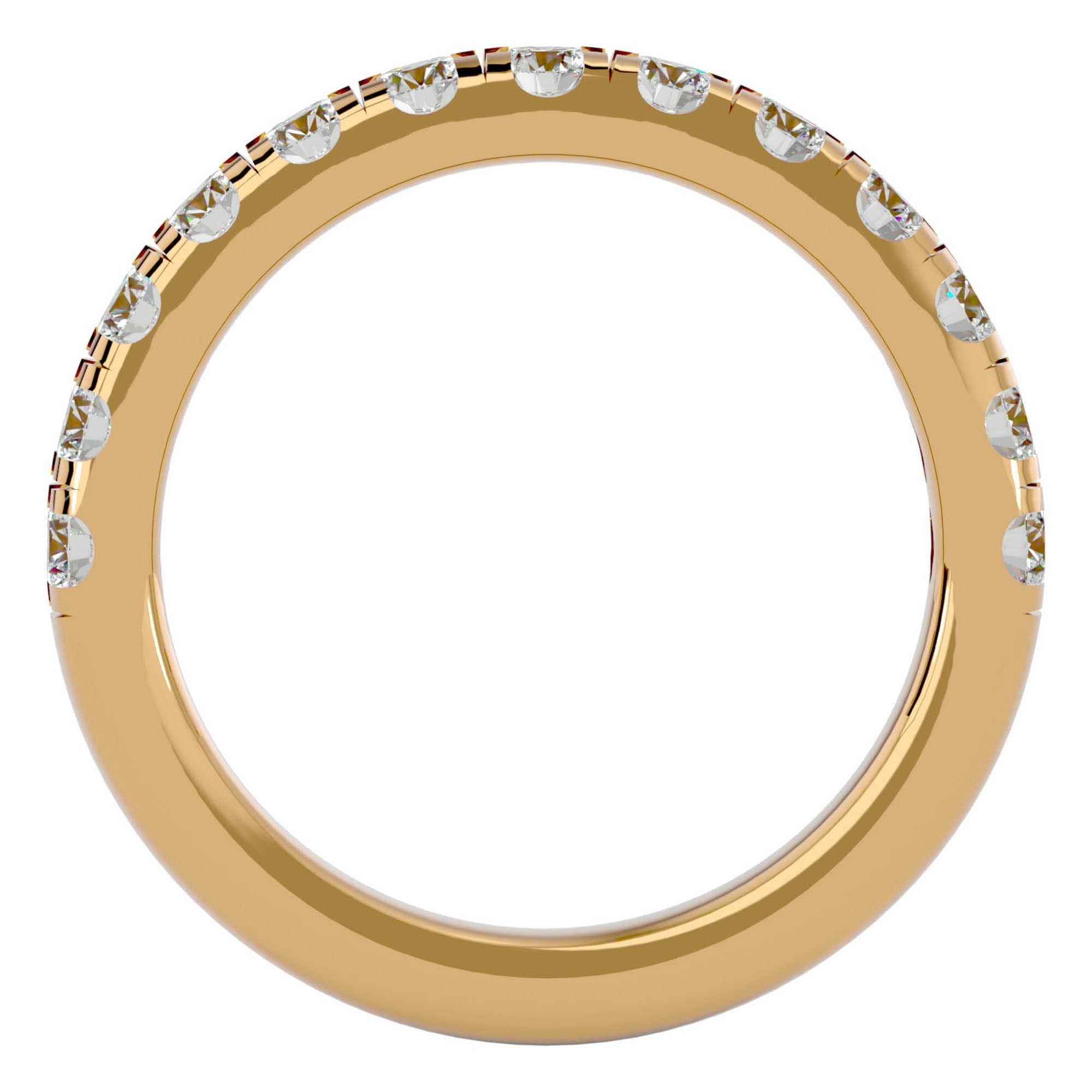 Verighetă din Aur 14k cu Diamante Create în Laborator Eternity de 0.96 ct din 14k Aur Galben - Castelo.ro