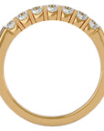 Inel Eternity din Aur 14k Cu 7 Diamante Create în Laborator de 0.53 ct din 14k Aur Galben - Castelo.ro