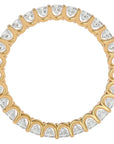 Inel Eternitate cu Diamante Naturale de 1.93 ct din 18k Aur Galben - Castelo.ro