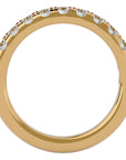 Verighetă din Aur 14k cu Diamante Naturale Eternity de 0.96 ct din 14k Aur Galben - Castelo.ro