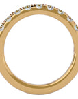 Verighetă din Aur 14k cu Diamante Naturale Eternity de 0.96 ct din 14k Aur Galben - Castelo.ro