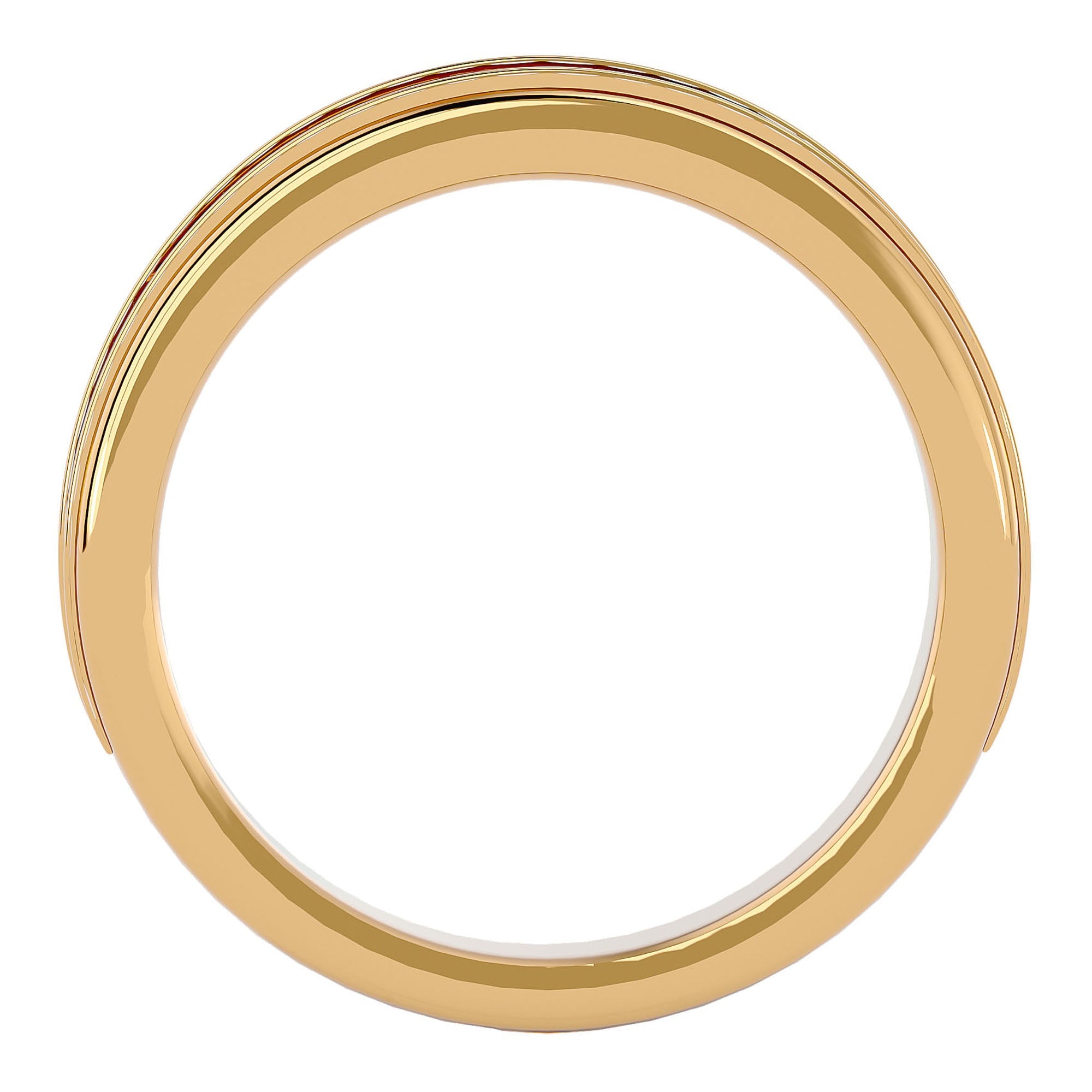 Verighetă Céline cu Bandă De Diamante Create în Laborator de 0.31 ct din 18k Aur Galben - Castelo.ro