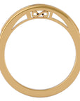 Verighetă cu Diamante Create în Laborator Eternity de 1.07 ct din 18k Aur Galben - Castelo.ro