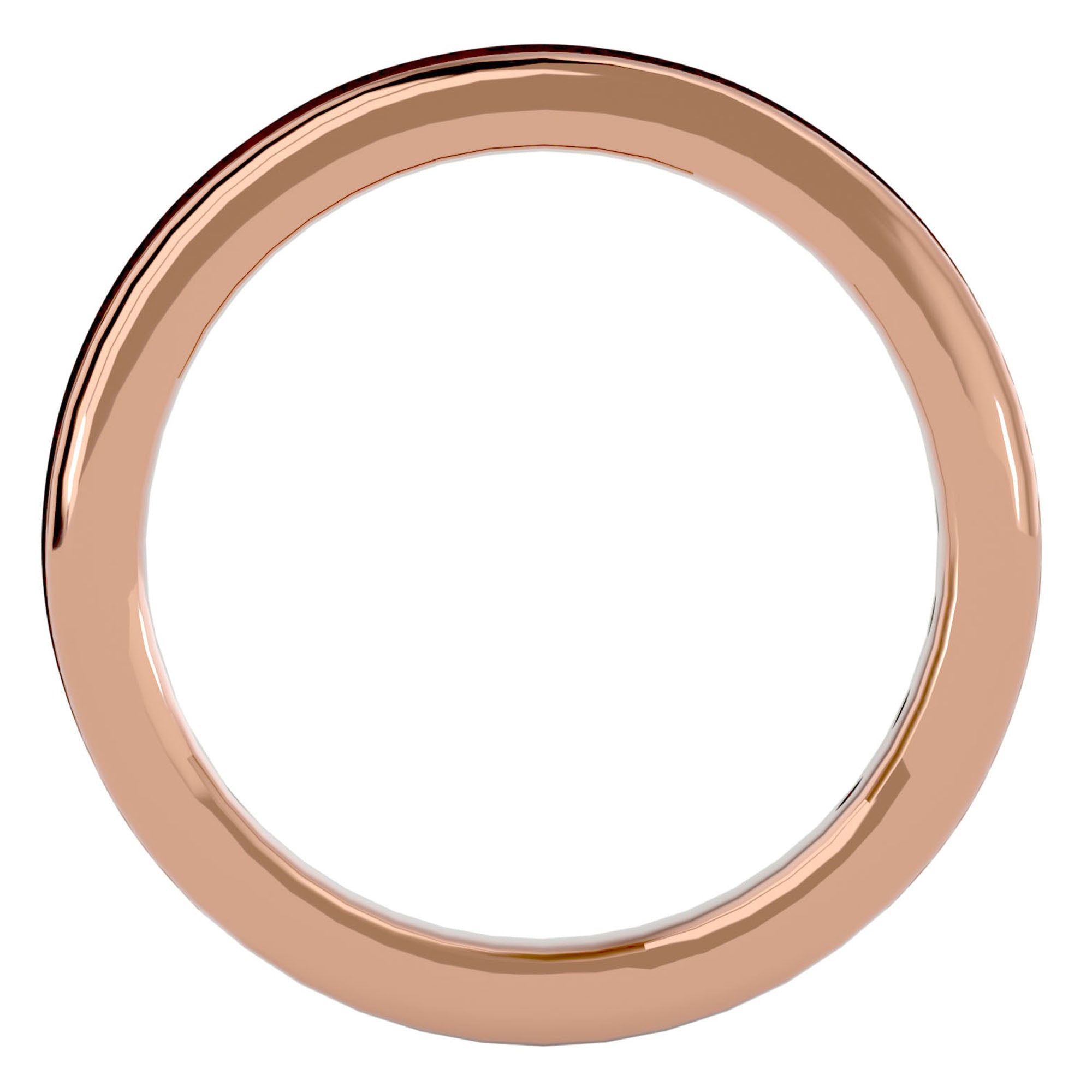 Verighetă din Aur 14k cu Diamante Naturale Eternity de 1.12 ct din 14k Aur Roz - Castelo.ro