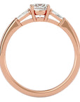 Inel de Logodnă Solitaire din Aur 14k cu Diamant Natural de 0.69 ct din 14k Aur Roz - Castelo.ro