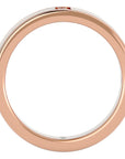 Verighetă Forte cu Diamante Naturale de 0.28 ct din 18k Aur Roz - Castelo.ro